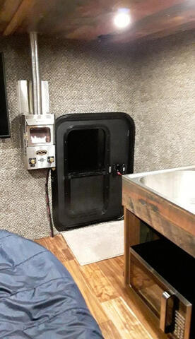 Hot shot sleeper cab interior